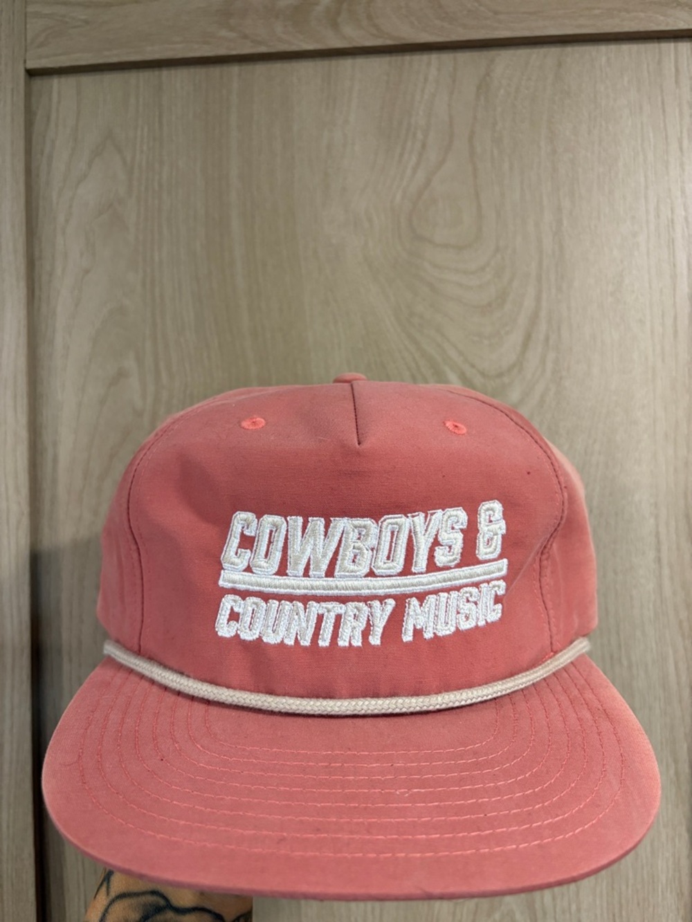 Cowboys & Country Music Coral Pink Snapback